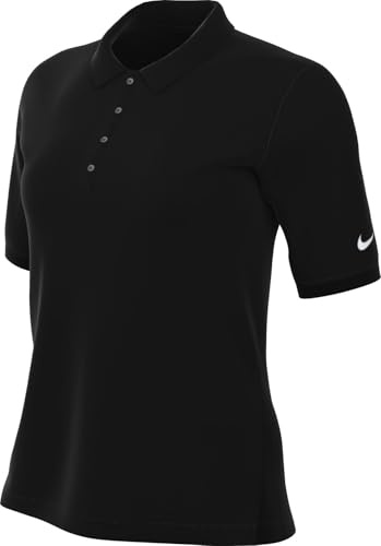 Nike Victory Dri-Fit-Kurzarm-Golf-Poloshirt Für Damen, Black/White, FQ1574-010, L