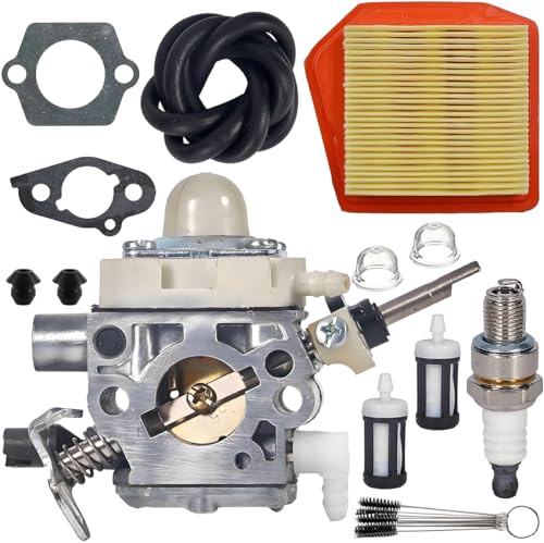ZAMDOE FS240 Vergaser für Stihl FS240, FS240C FS240R FS240RC FS260 FS260C FS260R FS260RC FS360C FS410C Trimmer Freischneider 4147-120-0625 Ersatzteile Vergaser durch Luftfilter 4147-141-0300 ersetzen
