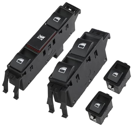 Für BMW E46 3 Serie Limousine Touring 320d 320i 1999-2005 Fenster Heber Taste Schalter Power 61316902174 61316902184 Schalter Für Elektrische Fensterheber(Set B (4pcs))