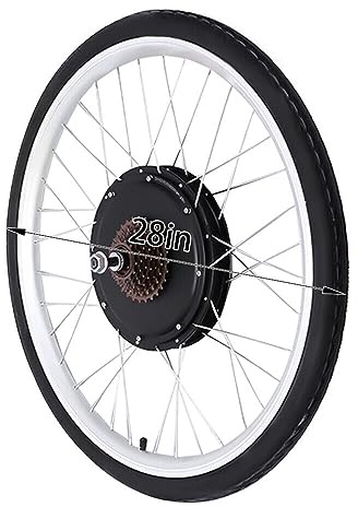 PromiseFly 28 Zoll E-Bike Conversion kit 500W 36V Hinterrad Umbausatz 5 Gänge 35KM/H mit LCD Fahrrad Motor Ebike Kit