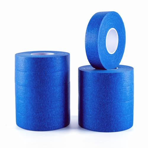 CEILIWEN 24mm x 50m Professional Painter's Masking Tape - 10 Rolls (500m Total) | High Heat & UV Resistant | For Sharp Paint Lines, Edge Sealing, Crafts, Home Renovation & DIY Projects