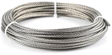 20/30/50M 3mm Durchmesser 7X7 Konstruktion 304 Edelstahl Seil Angeln Hebe Kabel Geländer Zubehör(30M)