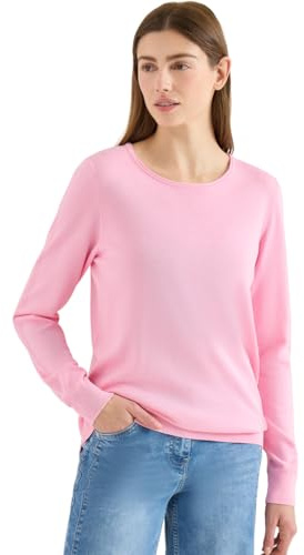 Cecil Damen Langarm Pullover mit Rippdetail
