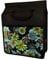 FAHRRADTASCHE 26 28 Erwachsene Satteltasche Gepäckträgetasche Doppel 2x15l / Einzelne 1x15l (34. UNO - Blumen braun)