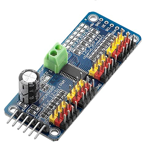 AZDelivery PCA9685 16 Canales 12 bit PWM Controlador Servo Compatible con Arduino y Raspberry Pi con E-Book Incluido!