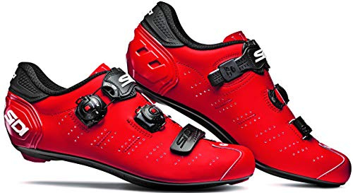 Sidi Herren Scarpe Ergo 5 Matt Scape Radsport, Rosso Opaco Nero, 44 EU