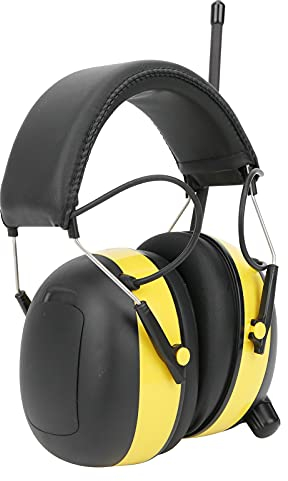 Dpofirs Lärmschutz Schallschutz Kopfhörer, 30 dB AM/FM Radio Gehörschutz Sicherheits-Ohrenschützer Lärmschutzkopfhörer für Männer und Frauen, Schutzkopfhörer zum Schießen und Mähen