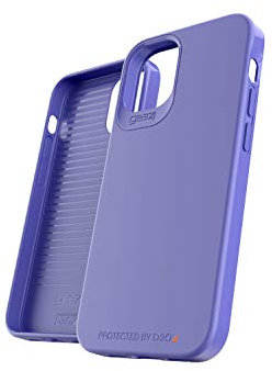 Gear4 ZAGG Holborn Slim - Compatible with iPhone 12 Mini - Advanced Impact Protection, Integrated D3O Technology, Enhanced Back Protection Phone Cover – Lilac (702007037)