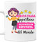 Colorfamily Tazza Estetista Mestieri divertenti Questa tazza appartiene alla migliore al mondo Idea regalo