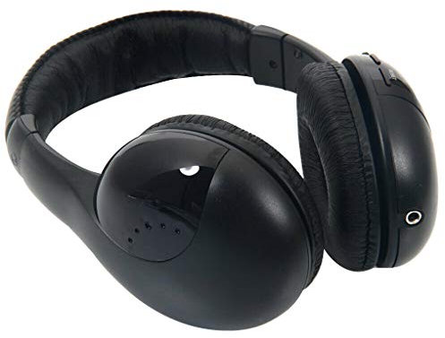 Guangcailun 5 in 1 Wireless Cordless RF Headphones Professional Over Ear Headset Radio Listen to Music Chat Online Earphone