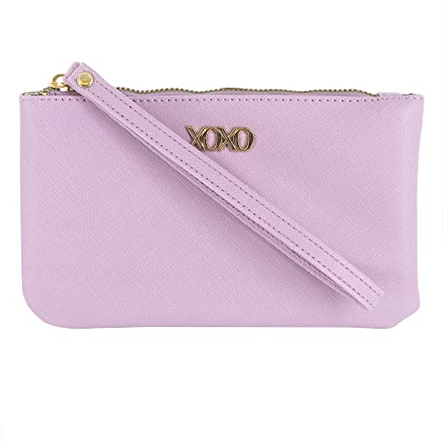 XOXO Große Saffiano-Armband für Damen, multifunktional, solide / gemustert, Lavendelfarben, Large