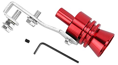 Ejoyous Auto Sound Simulator Pfeife, Turbo Sound Simulator Pfeife Auto Fahrzeug Auspuff Pfeife Automobile Modified Turbo Sound Tail Throat Whistle für Accord Acura Red