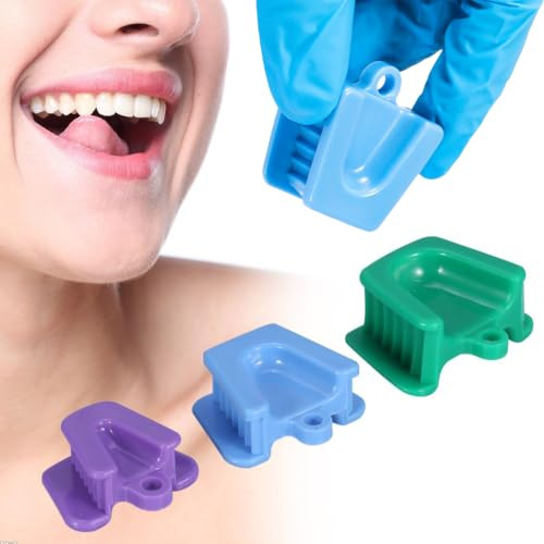 Norhogo 3 stycken munstöd för bettskenor munvård tillbehör, 3 storlekar | Plast munöppnare munstöd, tandläkare, bettblock, kuddöppnare, retraktor, liten, medium, stor