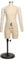 lavandeform Halbskala-Kleid mit Armen (Nicht für Erwachsene, volle Größe), Schneiderpuppe, Torso zum Nähen, vollständig heftbar, Schneiderpuppe, 1/2 Hosenmuster, Modell (Flexible Arme, Beige)