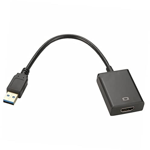 KOMBIUDA USB Videoadapter Für Computer-Laptop Kompatibel Mit USB Unterstützt Auflösungen