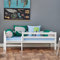 Hoppekids ECO Dream Junior Bett mit Sicherheitsgitter und Leiter | FSC zertifiziertes Kiefernholz | TÜV Zertifiziert | Nordic Swan Label | 70x160 cm | Weiß - Mit Modulen erweiterbar