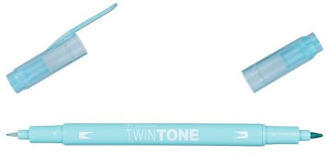 Tombow TWINTONE-74 Marker mit doppelter Spitze, aqua