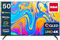 RCA RTQ50UN1 50 Inch QLED UHD Smart TV, 4K HDR10 Tizen OS, with Samsung TV Plus Youtube Netflix Motion Mode Dolby, 3 x HDMI 2 x USB WiFi Bluetooth, Large Screen for Living Room Home Office