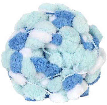 1 Rolle 130g ca.28m Dicke Wolle Garn Pom Pom Ball Wolle Strickwolle Garn Plüschballgarn,Wolle zum Häkeln und Stricken,für DIY Handgemacht Kunsthandwerk Schals Mützen Kissen Decken,Farbe 18