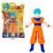 Bizak Monsterflex Dragon Ball Goku Blue Super-Saiyajin Figur, Super Dehnbar und elastisch, 25 cm, 12 zum Sammeln, für Erwachsene Fans Sammler und Kinder ab 4 Jahren, (64390230)