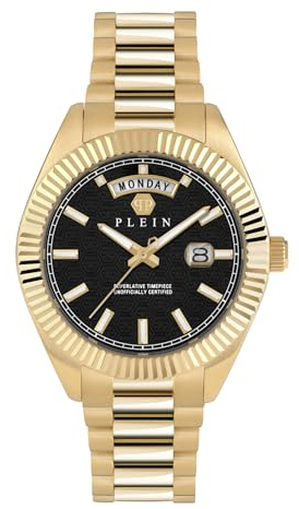 Philipp Plein Herren Analog Quarz Armbanduhr Date Superlative Gent