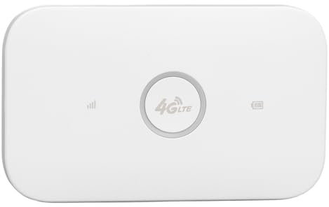 WiFi Hotspot 4G LTE Router, 300Mbps Portable Device Wireless Pocket Router, SIM Card Slot, 10 Users, with Large Battery Life for Travel, Business, Car WiFi