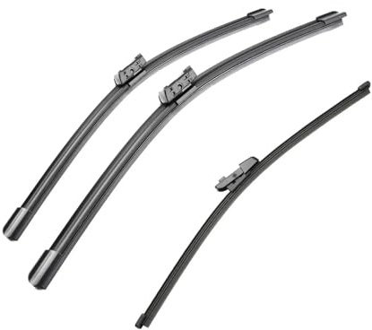 Escobilla limpiaparabrisas Para VW Para Tiguan MK2 2017 2018 2019 2020 26 + 21 + 14 limpiaparabrisas Delantero Trasero Accesorios De Ventana 3 Uds Parabrisas