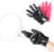 Fingerüberzieher 2er Set Finger Massage Handschuh 5 Formen Von Massagehandschuhe Rot mit Schwarz Latexhandschuhe Lang für Sex Klitoris Masturbation Massage-Handschuh Sex Spielzeug für die Paare Extrem