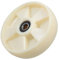 Gatuida Roulettes Pivotantes Robustes pour Transpalette à Roulements 200 X 50 Mm en Nylon pour Remplacement de Roue de Charge de Camion