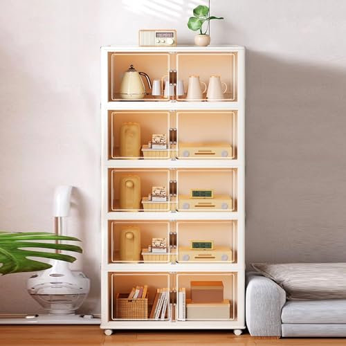 Moderno vitrina de cristal con puertas acrílicas para comedor, elegante estantería esquinera para oficina en casa y sala de estar