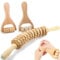Fzyisw 3 Stück Faszienstab Holz Set, Massageroller Holz, Faszienrolle Holz für Rücken, Beine, Nacken, Entspannt Effektiv die Muskeln, Lindert Müdigkeit und Körperformung - Massage Roller, Massage Holz