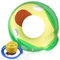 Avocado Aufblasbarer Pool Schwimmring, 75 cm Gummi Aufblasbares Schwimmfloß Riesiger Schwimmring, Aufblasbare Pool Spielzeug für Kinder Erwachsene Strand Schwimmen Pool Party