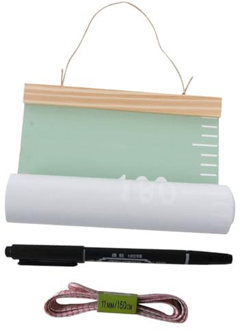 Abaodam 1 Satz Höhenlineal Für Zeichen Babyband Hängend Planke Indikator Herrscher Wanddekoration Für Markierungen Reben Für Schlafzimmer Balsam Schule Uhr Kiefernholz