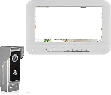 Smart Video Ring Doorbell Camera Visual Intercom Night Vision Two-Way Intercom Video Door Phone Video Door Entry Phone Call Easy Installation (Size : V70MLB-1V2) (V70MM41V1)