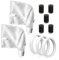 ZiStarlilife Kit de pièces de nettoyage de piscine pour Polaris 360 380 – Sacs tout usage K13 K16, C10, épurateur de tuyau de balayage – Compatible avec les modèles sport 180 280 480 3900 – Facile à