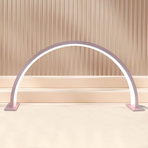 Nail Light for Desk | Half Moon Light for Nail Desk | Foldable Nails Table Lamp | Multiple Color Modes and Brightness for Beauty Eyelash Makeup Tattoo Crafts Reading Spa Salon Nail Tech