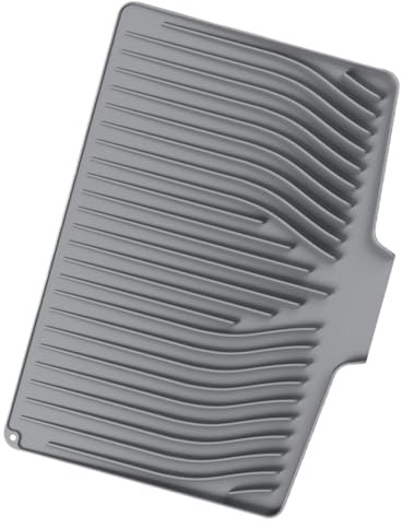 Rukjmqi Dish Drying Mat - Dish Drain Mat | Non-Slip Table Protector Heat Insulation Worktop Saver for Home Dining Living Room Dorm Apartment Bathroom Sink Refrigerator Coffee Table Daily