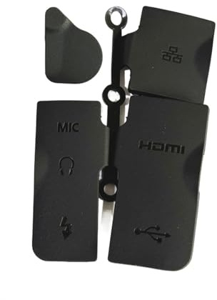 Kompatibel for Canon 1DX 1DX II Port-Gummi-Abdeckkappe