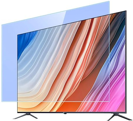 Blue Light Blocking TV Screen Protector 32-50 Inch PET TV Screen Protector High Definition Scratch-Resistant Anti-Glare & Easy Installation for LED/LCD Smart TVs(32 inches: 700×393)