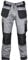 GRS Multi Pockets Mens Combat Cargo Work Trousers with Knee Pad Pockets, Grey, 28 Waist - Short
