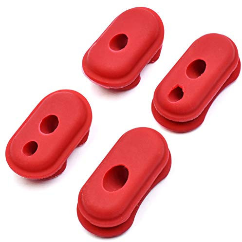 myBESTscooter - Cache câble en Caoutchouc pour Trottinette électrique Xiaomi M365 1S Essential Model 3 Pro 2 (Rouge)