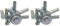 2 Pezzi Grande 3 Vie Rubinetto Rubinetto Benzina Rubinetto per Dirt Bike ATV