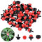 ZoneYan Brumisateur arroseur Bricolage pour Le Jardin Serre. Goutteurs réglables d'irrigation arrosage Goutte à Goutte (100 PCS)