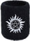 Anti Possession Schweissband Supernatural Stickerei Schweißband Bestickt & Absorbierendes Frottee Anti Dämonen Heavy Metal Konzert Wristband Festival Geschenk Schweiß-Armband