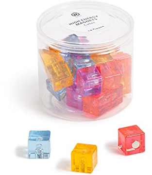 U Brands Neodym-Würfelmagnete, Bürobedarf, 0,5, 24 Stück