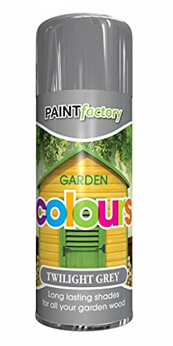Classic Signature - Garden Aerosol Spray Paint 400ml Long Lasting Shades for Wood Metal and Plastic (9 x Pack, Twilight Grey)