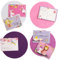 Papierdrachen 4 Pinnwand Tafeln mit 6 Postkarten - Kinderzimmerdeko aus Filz zum Aufhängen - Selbstklebende Wanddeko inkl. 12 Pins - Motivationssprüche - Eiinhorn - Set 2