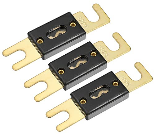 X AUTOHAUX 3pcs Fuse Replacement 100A ANL Fuses Car Audio Fuse