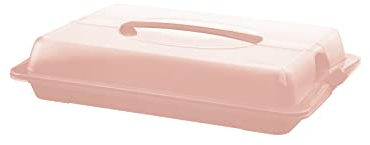 Rotho 1714602089 John Partybutler mit Haube und Griff, Kunststoff, Pink/Transparent