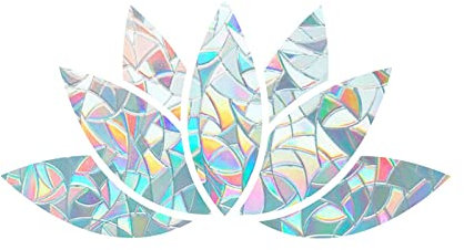 Sticker Tumblr Handyhülle Blumen-Antikollisions-Fensteraufkleber, Glas-Warnaufkleber, um Ihre Glastür vor Vogelschlägen zu dekorieren Auto Tuning Aufkleber Heckscheibe (AS Shown, One Size)